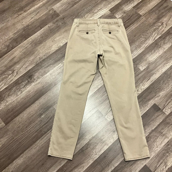 NYDJ Women’s Straight Leg Pants Size 4 In Beige Stretch Full Length Lift Tuck - Picture 8 of 10